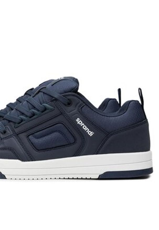 Sprandi Sneakersy MP07-21827-02 Granatowy. Kolor: niebieski. Materiał: skóra