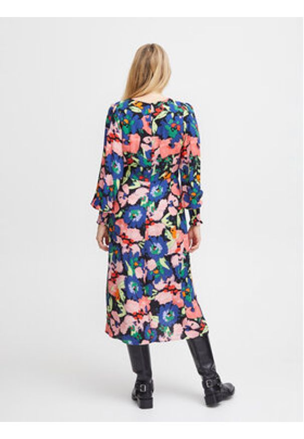 Fransa Sukienka letnia 20612477 Kolorowy Regular Fit. Materiał: wiskoza. Wzór: kolorowy. Sezon: lato
