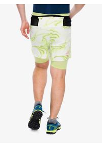 Spodenki do biegania męskie Compressport Trail Racing 2-in-1 Short. Kolor: zielony. Sport: bieganie