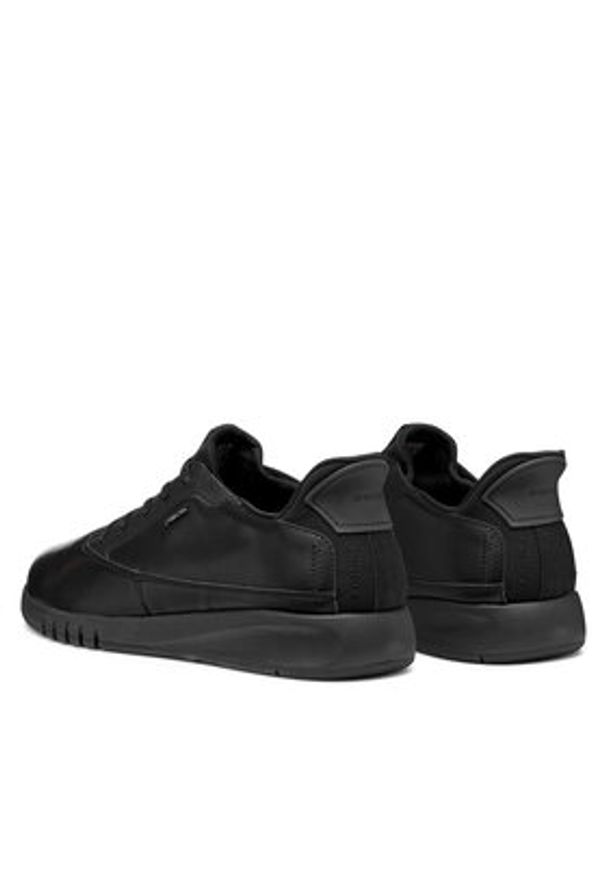 Geox Sneakersy U Aerantis Plus U56MUA 00085 C9999 Czarny. Kolor: czarny. Materiał: skóra