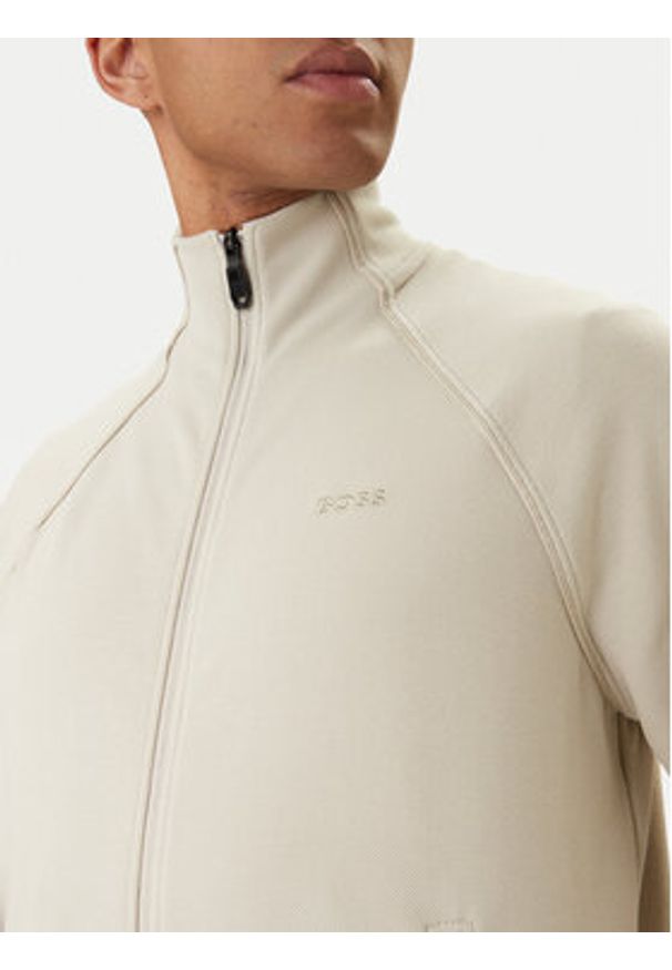 BOSS Dres 50555906 Beżowy Regular Fit. Kolor: beżowy. Materiał: syntetyk, bawełna