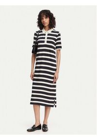 GANT - Gant Sukienka codzienna 4201428 Granatowy Regular Fit. Okazja: na co dzień. Kolor: niebieski. Materiał: bawełna. Typ sukienki: proste. Styl: casual #3