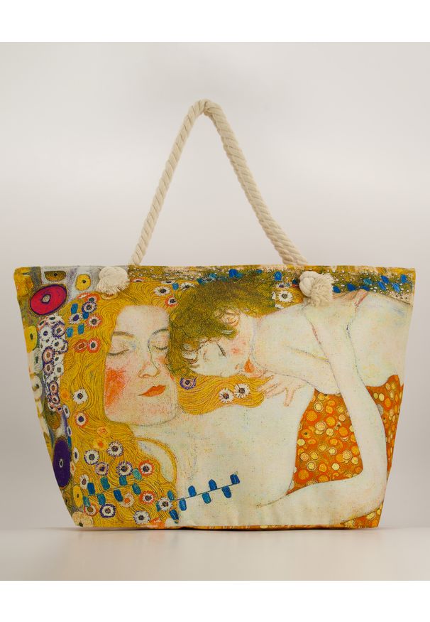 Unisono - MATERIAŁOWA TORBA MATKA Z DZIECKIEM 135-BG2214-6 MUL