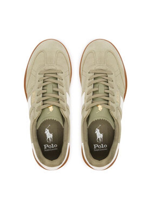 Polo Ralph Lauren Sneakersy Aera 804956688009 Zielony. Kolor: zielony. Materiał: skóra