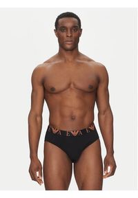 Emporio Armani Underwear Komplet 3 par slipów EM000258 AF10778 MC061 Czarny. Kolor: czarny. Materiał: bawełna #5