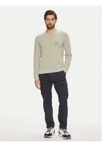 Aeronautica Militare Longsleeve 242MA1512L463 Zielony Regular Fit. Kolor: zielony. Materiał: bawełna. Długość rękawa: długi rękaw #3