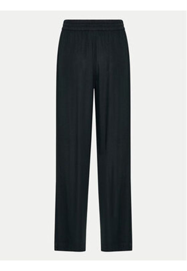 Kaffe Spodnie materiałowe Milia 10508314 Czarny Loose Fit. Kolor: czarny. Materiał: wiskoza, len