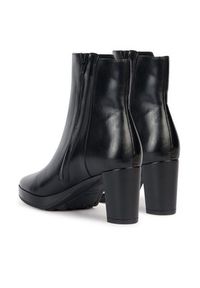 Geox Botki D Walk Pleasure 60 D36TEC 00043 C9999 Czarny. Kolor: czarny. Materiał: skóra #3
