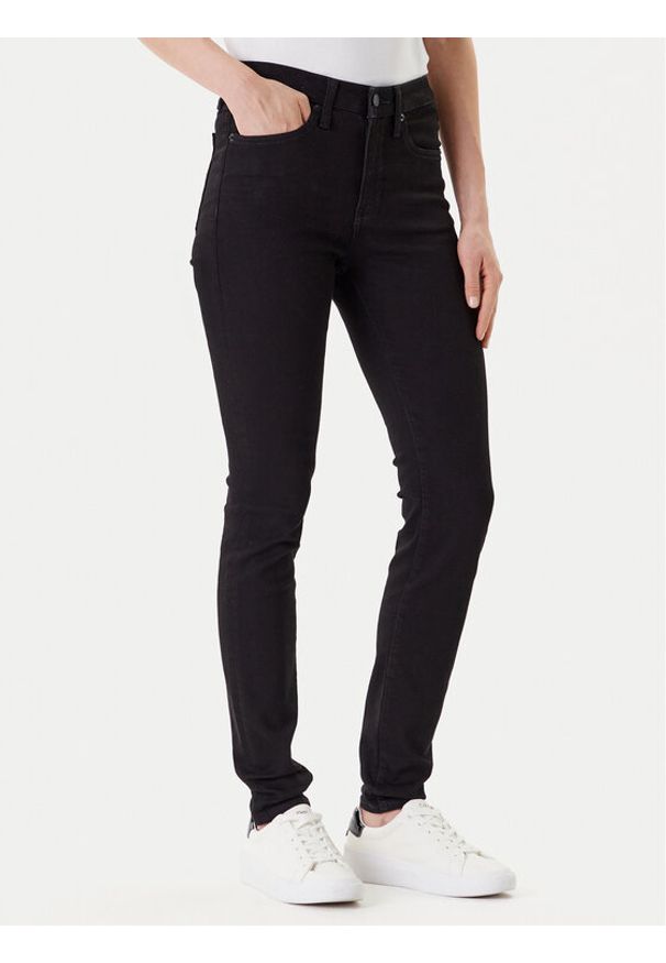 Calvin Klein Jeans Jeansy LV047C777G Czarny Skinny Fit. Kolor: czarny