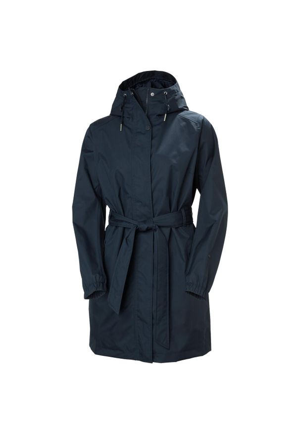 Damska kurtka wodoodporna Helly Hansen Hh Classics Trench. Kolor: niebieski. Styl: elegancki