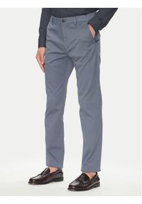 Calvin Klein Chinosy LV040EM633 Szary Slim Fit. Kolor: szary. Materiał: bawełna #1