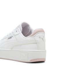 Puma - Młodzieżowe sneakersy Carina Street Holo 2.0 PUMA White Mauve Mist Pink. Kolor: biały, różowy, wielokolorowy. Sport: koszykówka