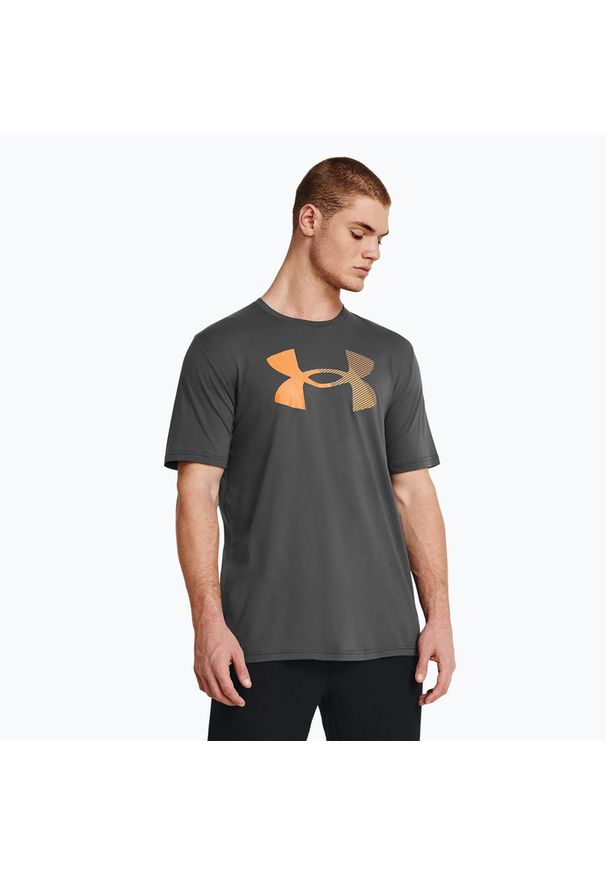Koszulka treningowa męska Under Armour Big Logo Fill. Kolor: szary. Sport: fitness