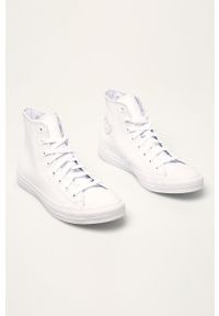 Converse - Trampki Chuck Taylor All Star Leather. Nosek buta: okrągły. Zapięcie: sznurówki. Kolor: biały. Materiał: guma #3