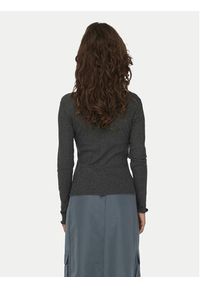 only - ONLY Bluzka Carlotta 15291987 Szary Regular Fit. Kolor: szary. Materiał: bawełna #5