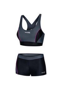 Aqua Speed - Dwuczęściowy strój pływacki damski FIONA roz.36 kol.139. Kolor: wielokolorowy, różowy, czarny, szary