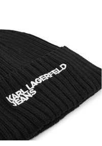 Karl Lagerfeld Jeans Czapka A1W33004 Czarny. Kolor: czarny. Materiał: poliester #3