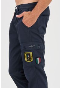 Aeronautica Militare - AERONAUTICA MILLITARE Granatowe bojówki TROUSERS. Kolor: niebieski #3