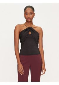 Marciano Guess Top 5GGP06 6259A Czarny Regular Fit. Kolor: czarny. Materiał: syntetyk