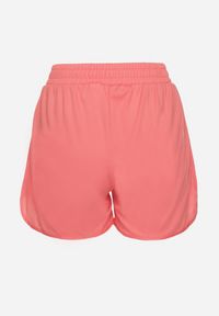 Born2be - Różowe Szorty z Gumką w Pasie i Ozdobnym Sznurkiem Milarisa. Okazja: na co dzień. Kolor: różowy. Styl: klasyczny, elegancki, casual #3