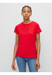 Hugo T-Shirt Redlabel 50456008 Różowy Slim Fit. Kolor: różowy. Materiał: bawełna #1