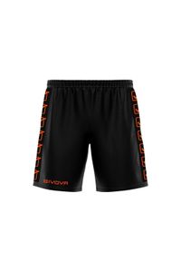 Givova Poly Band spodenki. Kolor: czarny. Długość: krótkie. Sezon: lato #1