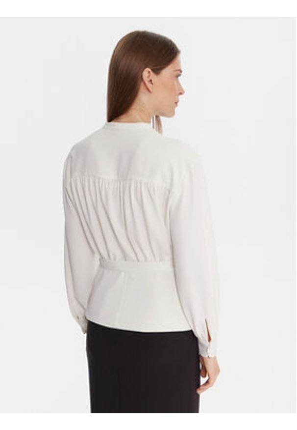 French Connection Koszula 72ZBU Biały Regular Fit. Kolor: biały. Materiał: syntetyk