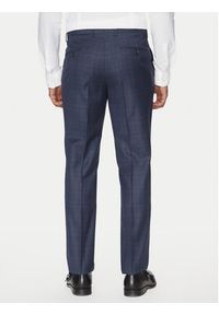 BOSS Garnitur H-Huge 50535401 Niebieski Slim Fit. Kolor: niebieski. Materiał: wełna #9