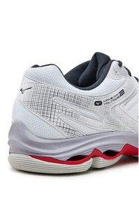 Mizuno Buty halowe Wave Voltage 2 V1GA2460 Biały. Kolor: biały. Materiał: skóra. Model: Mizuno Wave