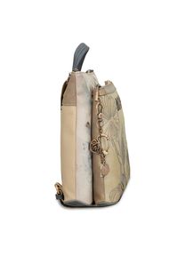 Beżowy Elegancki Damski Plecak Anekke. Kolor: beżowy. Wzór: aplikacja, kwiaty, haft. Styl: elegancki #5