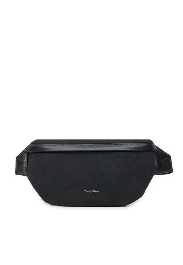 Calvin Klein Saszetka nerka K50K512787 Czarny. Kolor: czarny. Materiał: skóra