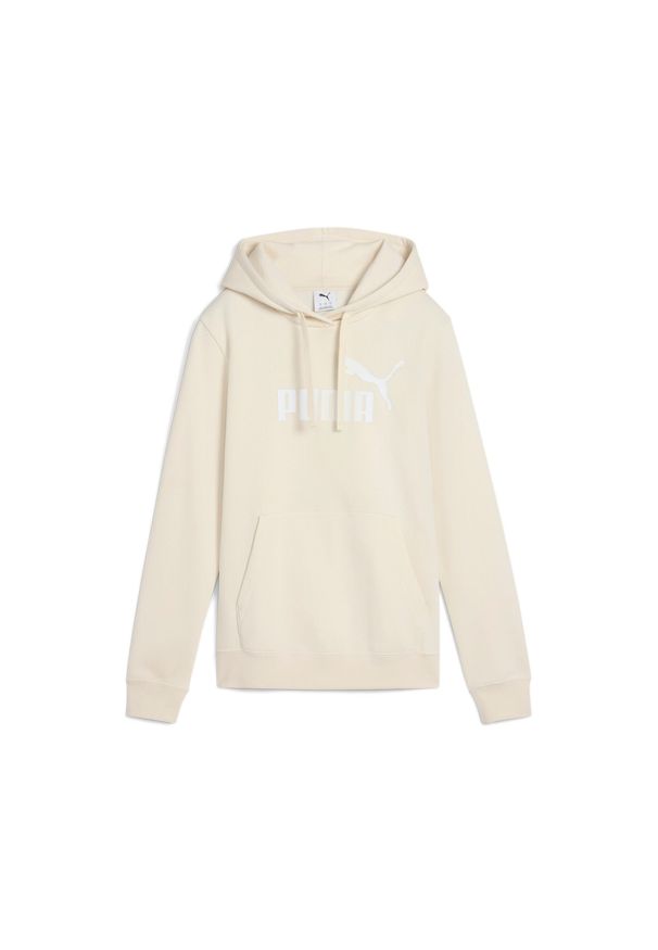 Bluza damska z kapturem Puma Essential No. 1 Logo Fleece. Typ kołnierza: kaptur. Kolor: biały. Materiał: bawełna, materiał