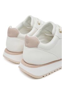 TOMMY HILFIGER - Tommy Hilfiger Sneakersy Low Cut Lace-Up T3A9-33996-1355A Biały. Kolor: biały. Materiał: skóra #4