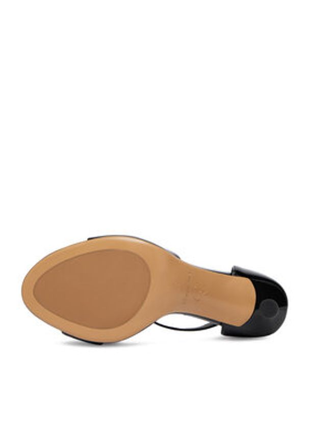 Eva Minge Sandały EO-VIOLETA-LT1735-2 Czarny. Kolor: czarny. Materiał: syntetyk, skóra