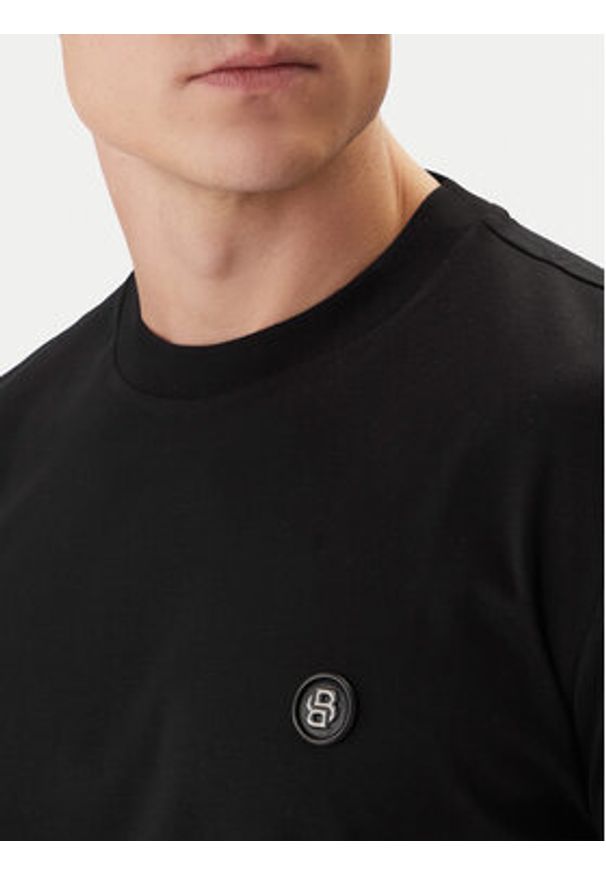 BOSS T-Shirt 50555844 Czarny Regular Fit. Kolor: czarny. Materiał: bawełna