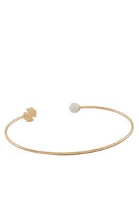 Tory Burch Bransoletka Kira Pearl Cuff 157968 Złoty. Materiał: metalowe. Kolor: złoty #3