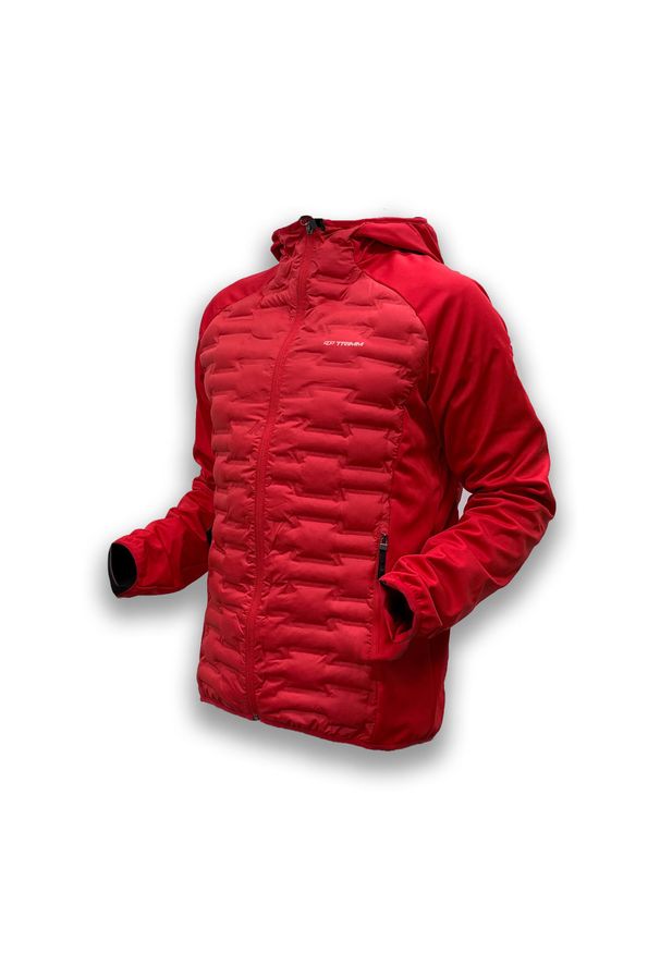 TRIMM - Kurtka Trimm ERVI. Kolor: czerwony. Materiał: polar. Sport: turystyka piesza