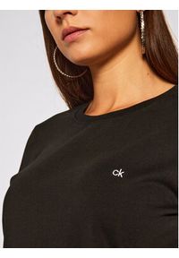 Calvin Klein T-Shirt Logo C-Neck K20K202132 Czarny Regular Fit. Kolor: czarny. Materiał: bawełna #2