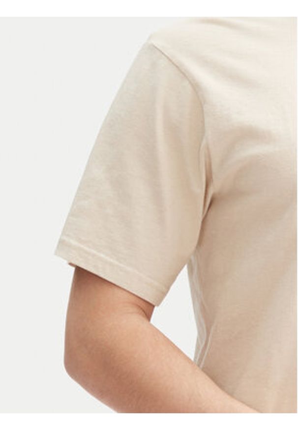 INDICODE T-Shirt Carlsin 41-121 Beżowy Regular Fit. Kolor: beżowy. Materiał: bawełna