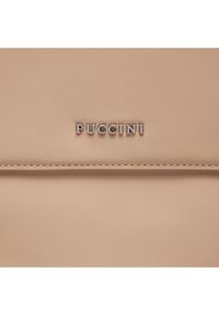 Puccini Plecak PM9021 Beżowy. Kolor: beżowy. Materiał: skóra