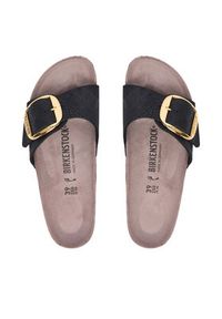 Birkenstock Klapki Madrid Big Buckle 1032965 Czarny. Kolor: czarny. Materiał: skóra #3