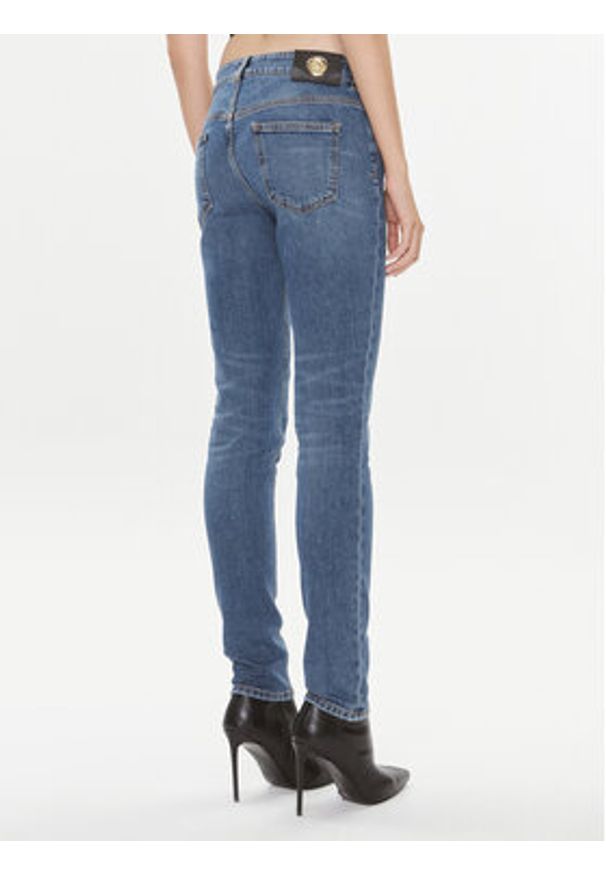 Just Cavalli Jeansy 75PAB5K0 Niebieski Skinny Fit. Kolor: niebieski