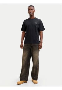 Jack & Jones T-Shirt Earchive 12287990 Czarny Regular Fit. Kolor: czarny. Materiał: bawełna #4