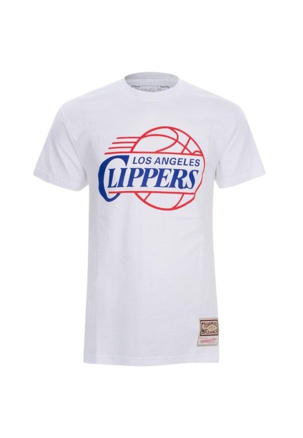 Mitchell & Ness - Koszulka Los Angeles Clippers. Kolor: biały. Sport: koszykówka
