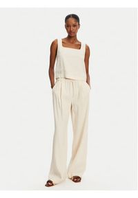 Marella Top Terni 2513161055 Écru Regular Fit. Materiał: len #5