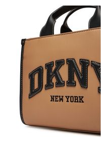 DKNY Torebka R52AZC80 Beżowy. Kolor: beżowy. Materiał: skórzane