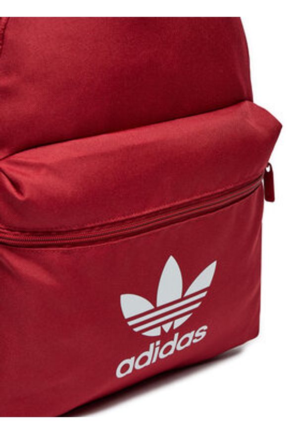 Adidas - adidas Plecak Adicolor IX7455 Czerwony. Kolor: czerwony. Materiał: materiał