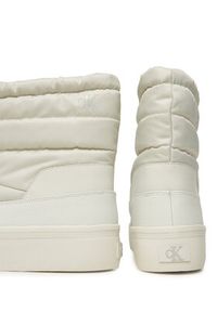 Calvin Klein Sneakersy Vulc Flatf Snowboot Nylon Mix Mg YW0YW01977 Biały. Kolor: biały. Materiał: materiał #7