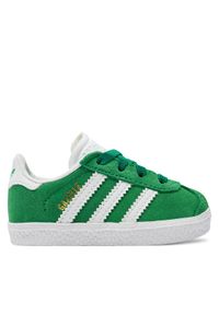 Adidas - adidas Sneakersy Gazelle Cf El I IH0363 Zielony. Kolor: zielony. Materiał: zamsz, skóra. Model: Adidas Gazelle