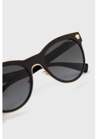 VERSACE - Versace Okulary przeciwsłoneczne 0VE2198 damskie kolor czarny. Kształt: owalne. Kolor: czarny #6